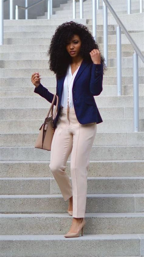 Chelsea boots have morphed into a perennial fallback. Casual Work Outfits For Black Women | Professional work ...