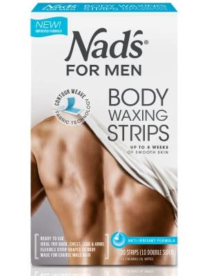 Mens hair removal depilatory cream products best for body chest back legs arms. Nad's For Men Body Wax Strips, Pack of 20: Amazon.co.uk ...