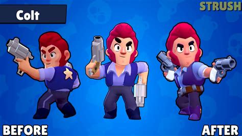 Her super drops grenades at her feet the shot gains more oompf the farther it flies! BRAWLERS EVOLUTION Brawl Stars OLD Vs NEW 3 - YouTube