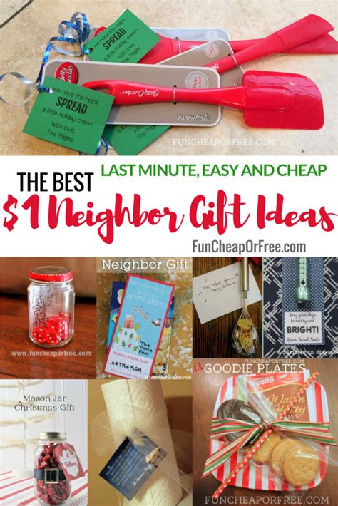 He will turn 18 on christmas eve, and i'm lost as to what to get or do for him. 25 $1 Neighbor gift Ideas! (Cheap, Easy, Last-Minute ...