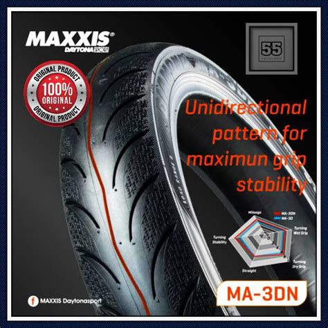 Make sure this fits by entering your model number. TIRES TAYAR MAXXIS DIAMOND BUNGA 3D-NEW (TUBELESS) 70/90 ...