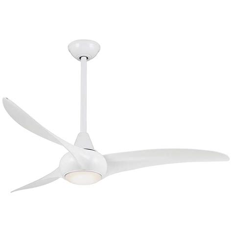 The rippling of waves is frozen and transformed into a disk of light. 52" Minka Aire Light Wave White Ceiling Fan - #4T479 ...