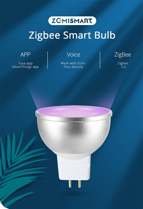 Zemismart Alexa Google Home Assistant Zigbee Bulb Light ...