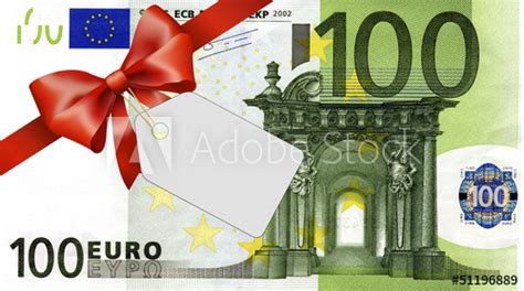 Jahreskalender, halbjahreskalender, familienkalender, … spielvorlagen zum ausdrucken: 100 Euroschein mit rotem Band und Schleife mit Label ...