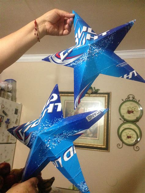 Bud light sent me and @bbrooks_79 the special philly philly commemorative pack. These are stars made from Bud Light cartons | Party ...