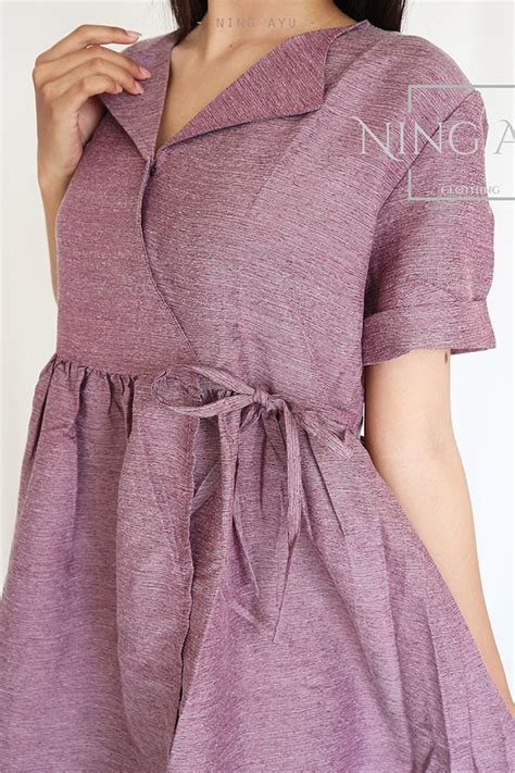Gamis adalah salah satu busana muslim yang saat ini sedang. Shanti Dress Kerja Casual Kekinian Remaja Korean Style