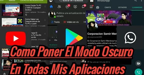 Cómo activar el modo oscuro de facebook en cualquier celular android 2021? Como Poner Modo Oscuro En Todas Tus Aplicaciones