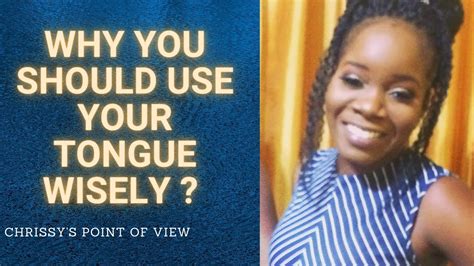 Possible causes include mouth injuries and certain oral products. Why you should use your tongue wisely ? Motivational ...