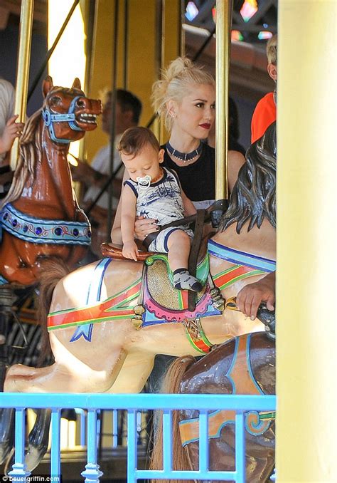 So this channel represents mine. Gwen Stefani keeps it comfortable in pinstriped harem ...