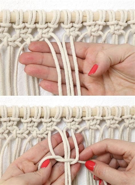 This simple diy macrame project is made using a stick and only two macrame knots. Macrame DIY: Dip Dyed Wall Hanging - Consumer Crafts ...