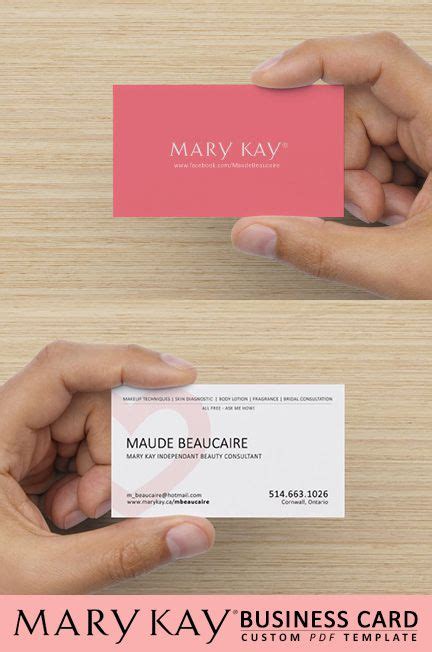 Plus, get your own business cards, party tools and more! Simple yet beautiful Mary Kay Business Card Design ...