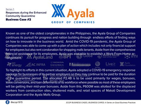 See more of al bukhary group agent jb on facebook. Best Practices of Ayala Group of Companies: Responses ...