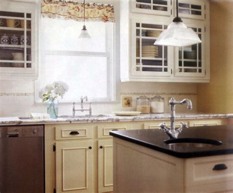 Bleach your cabinets using a/b bleaches sold in most paint and hardware stores. These painted cabinets (cream below and white above) lighten a dark kitchen...n… | Kitchen ...