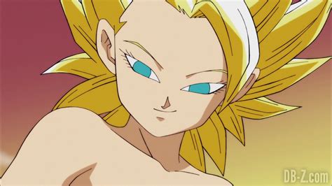 Super saiyan 1 hair when she's super saiyan 2 (how does this keep happening to caulifla, the same thing happened in dokkan and they had to fix it later). Dragon Ball Super Episode 93 101 - Caulifla Super Saiyan 2