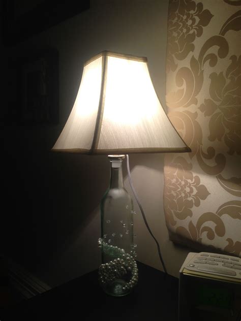 After trying it ourselves, we advise that this is a job for a hobbyist: DIY Wine bottle lamp with pearls | Wine bottle diy, Wine ...