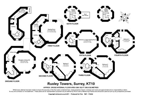 Castle floor plans feature functional floor plans with a large island. Fairytale Castle In The Sky At Ruxley Towers | iDesignArch | Interior Design, Architecture ...