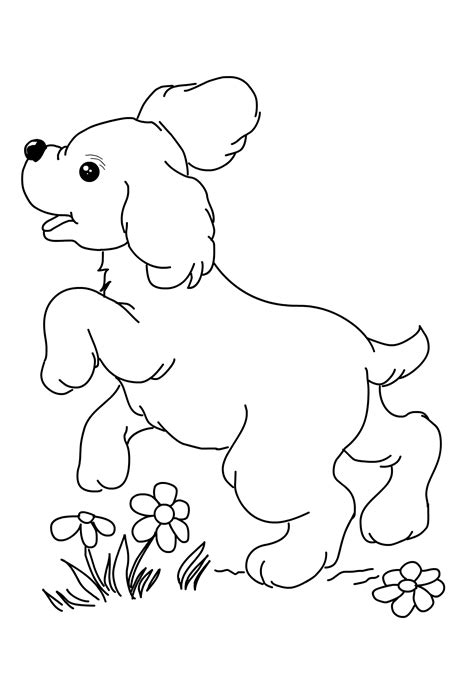 Free coloring pages to print or color online. Cute Puppy Printable Dog Coloring Pages - Print Color Craft