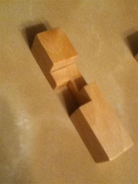 I'll number the pieces #1 to #6 in the order you showed them. 3D wooden puzzle - Puzzling Stack Exchange