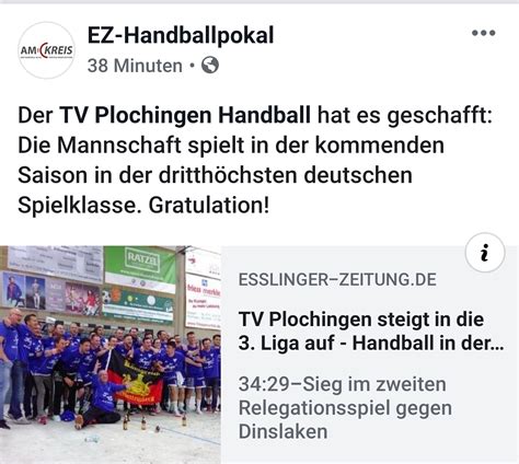 Ich dachte sie dürfen nicht in die 1. 3. Liga: WIR KOMMEN - TVP Handball