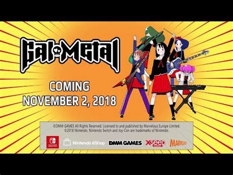 The best nintendo switch games really offer something for everyone. Switch exclusive rhythm game Gal Metal gets release date ...