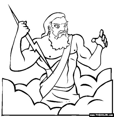 Students can color a zeus coloring page. Zeus Coloring Page | Free Zeus Online Coloring