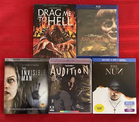 2020 has been a great year for horror flicks. My horror Blu Ray haul from today! The Invisible Man I'm ...