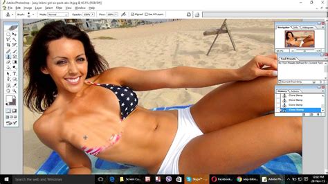 How to remove skin blemishes in a photo. How can we remove clothes using Photoshop - YouTube