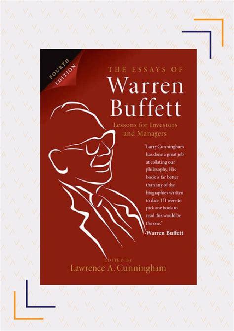 It will take the reader through the realisation that the thought process involved when buying shares in a company is no different to buying the company in its entirety. 7 Books Recommended By Warren Buffet To Become A Better ...