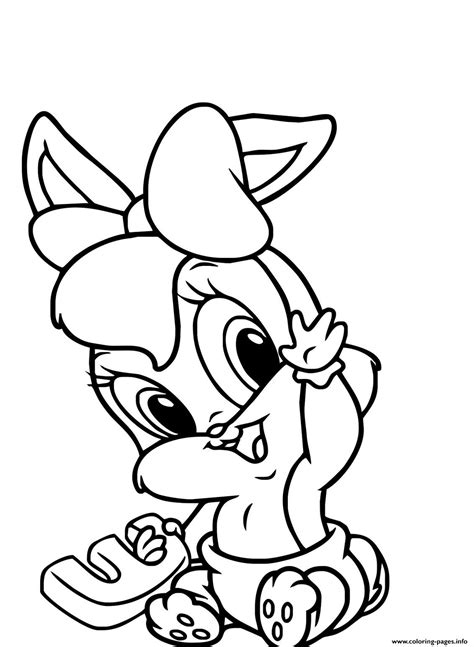 Top 10 looney tunes coloring pages. Pretty Baby Looney Tunes S Free3260 Coloring Pages Printable