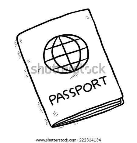 This little book is filled with big dreams — fantastical visions of gardens, seascapes, animals, and people, all rendered in vibrant detail. Passport Book Cartoon Vector Illustration Black Stock ...