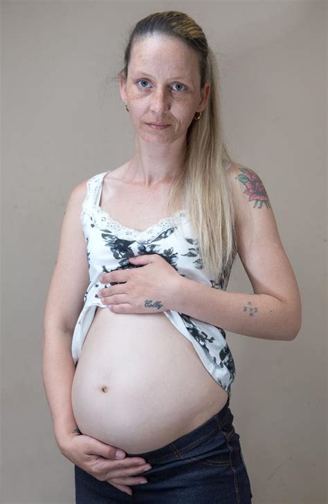 Nasty blonde massager is giving an excellent massage. C section: 'My caesarean left me with a permanent baby bump'