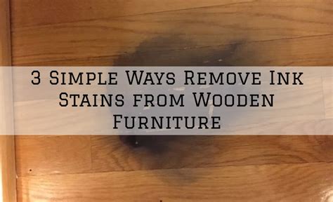 I used it on the seats of my van that the kids wrote on with a black sharpie, and it took it off. 3 Simple Ways Remove Ink Stains from Wooden Furniture ...