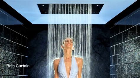 A rain shower head provides a relaxing experience similar to standing underneath a waterfall. Best Ever Kohler Rain Tile Shower Head | Decor & Design ...