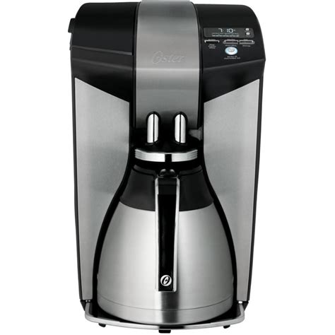 This optimal brew™ coffee maker is designed to extract the fullest flavor possible. 12 Cup Black/Brushed Stainless Steel Coffee Maker, with ...