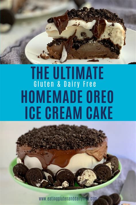 Seriously, you can not find better ice cream and chocolate milk anywhere else in the world. Oreo Ice Cream Cake - Eating Gluten and Dairy Free