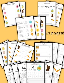 Easter worksheets and online activities. Easter Writing Worksheets by Little Footsteps Big Learning ...