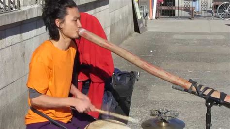 Getting you familiar with the didgeridoo, positioning of the didge when you play and how a didgeridoo actually works! Awesome drummer/didgeridoo player at Queen and Spadina ...