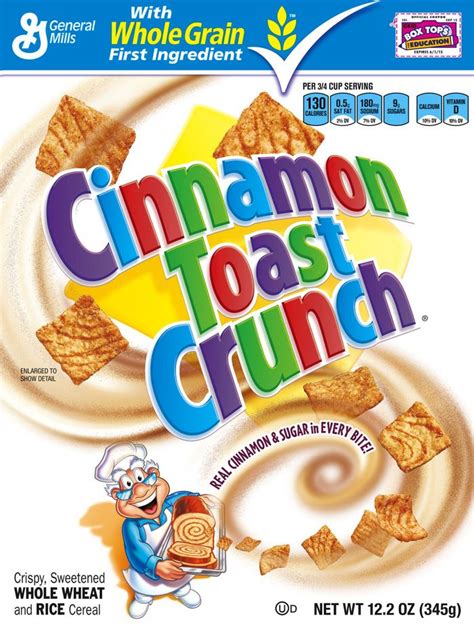 On close inspection, jensen karp, a writer and tv producer, said he. A 345g box of imported American Cinnamon Toast Crunch ...