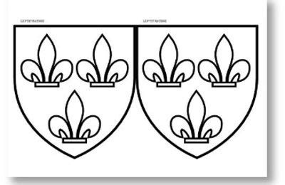 C'est donc une classification idéologique, au vrai sens du terme, classer en allant du général au particulier. PDF 4 / Blason à colorier pour guirlandes | Blason ...