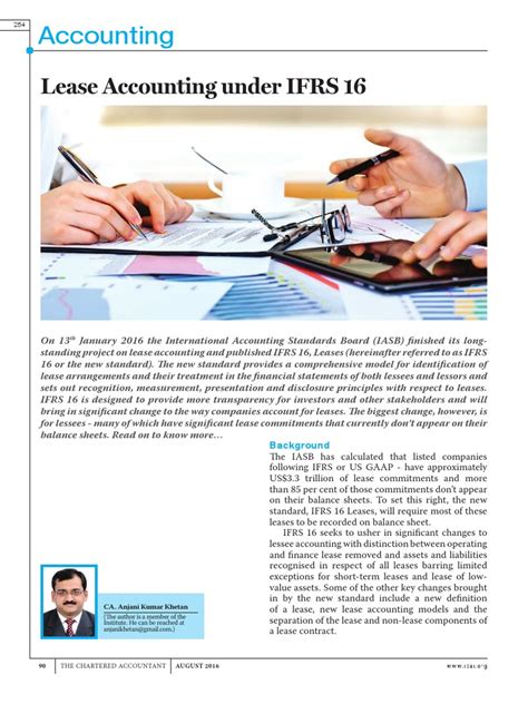 Ias 18 addresses the right moment and how to recognize and. Lease Accounting IFRS 16 | International Financial ...