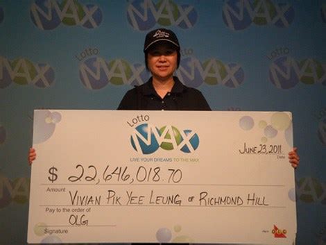 Their slogan is dream to the max! Toronto area woman wins Lotto Max jackpot - SooToday.com