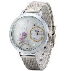 Another round 2020 watch online in hd on 123movies. Fiana A62 Female Quartz Watch Paris Tower Round Dial Steel ...