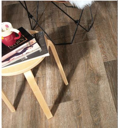 You can see the actual knotting in the plank with the rustic finish. Two Wood Look Porcelain Tile Styles To Transform Floors ...