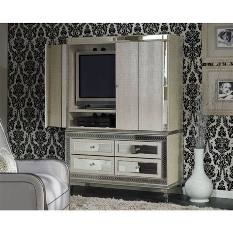 Make sure they are shipped the right way or risk having your precious cabinets damaged or ruined.request our free. Hollywood Swank Media Cabinet (Crystal Croc) Aico ...