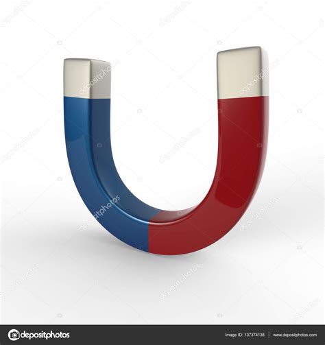 Determine the poles and plot the field of a bar magnet and u magnet. 3d illustration of U-shaped magnet with two poles — Stock ...