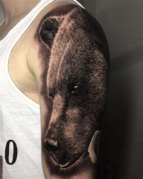 See more ideas about stomach tattoos women, stomach tattoos, tattoos. Grizzly Bear | Grizzly bear tattoos, Bear tattoo, Best ...