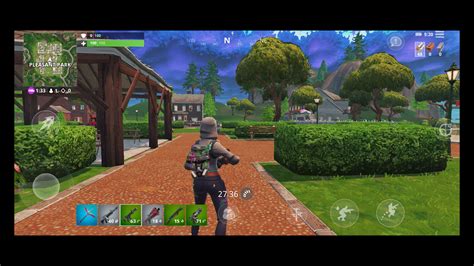 + battle royale (last) interface language: Fortnite battle royale game for phone.