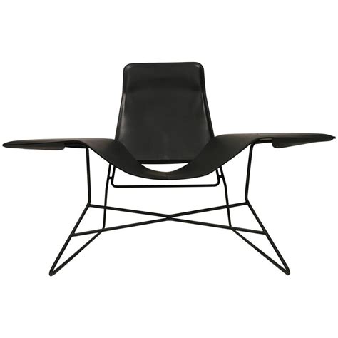 Bend and move this chair to your own design, each seat is capable of 120kg of weight even at its maximum length. Love Chair, Black Modern Lounge Chair For Sale at 1stdibs