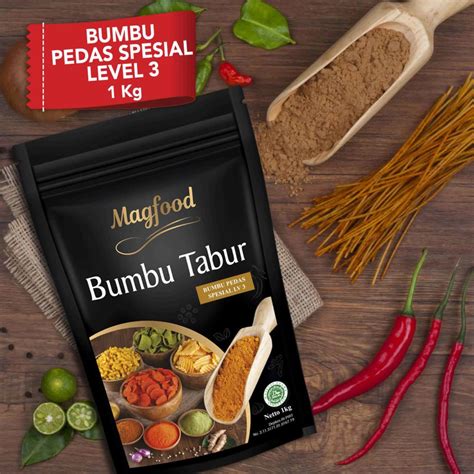 Siomay paling nikmat dimakan dengan dicocol bumbu kacang. MAGFOOD BUMBU TABUR PEDAS SPESIAL LEVEL 3 KEMASAN 1 KG | Magfood
