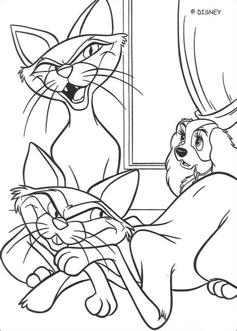 A large collection containing more than 100 black and white images for a boy or girl. Siamese cats coloring pages - Hellokids.com